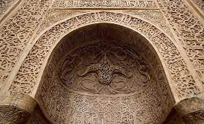 محراب گچ بری مسجد جامع نیریز