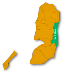 نقشه شهر اریحا دره اردن