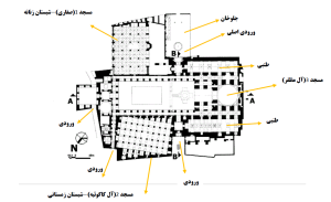پلان مسجد جامع یزد