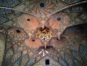 تزئینات سردر ورودی مسجد جامع قزوین